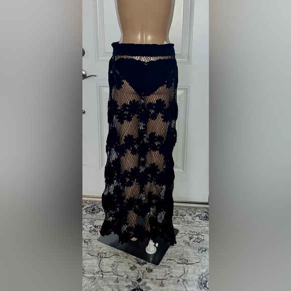 Freepeople Crochet Bathing Suit CoverUp Maxi - Picture 2 of 9